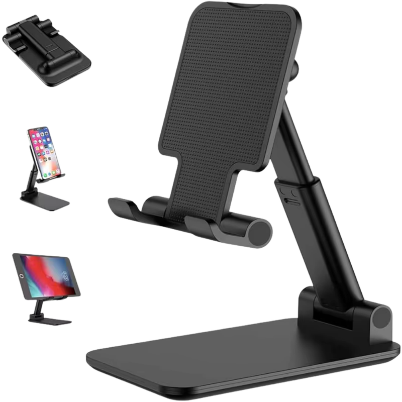 Suporte Ajustável para Celular e Tablet - Ideal para Escritório, Estudo e Conforto