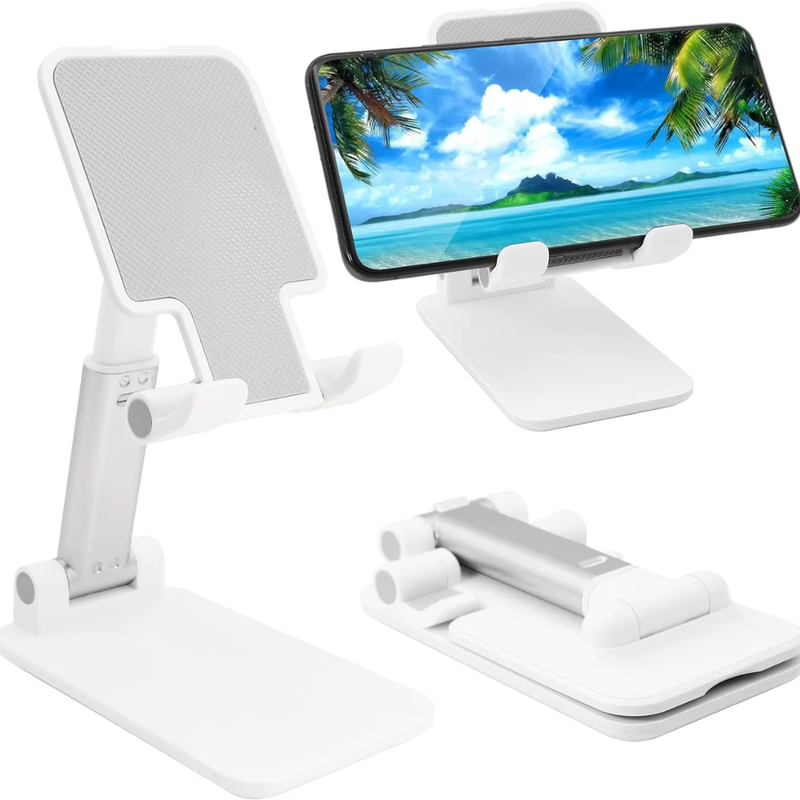 Suporte Ajustável para Celular e Tablet - Ideal para Escritório, Estudo e Conforto