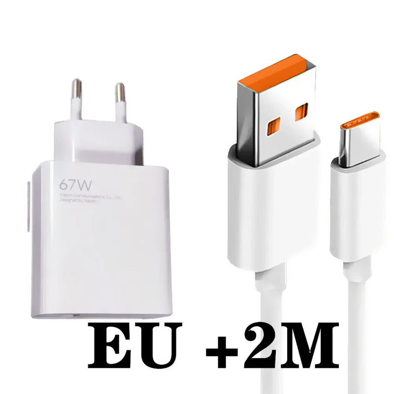 Carregador Rápido Xiaomi 67W GaN - Compacto e Eficiente!