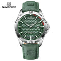 Relógio Masculino NAVIFORCE com Pulseira de Couro, Quartz e à Prova D'Água