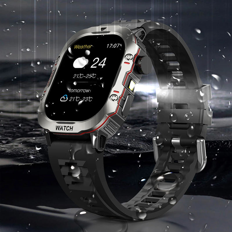 Smartwatch Fitness Masculino com Monitor de Saúde e Chamada via Bluetooth