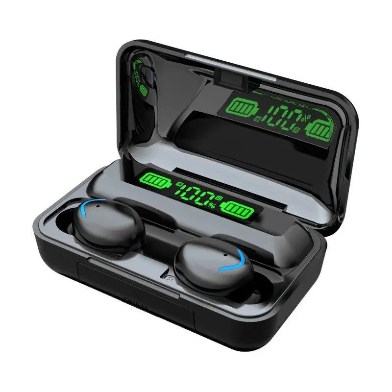 F9 Fones Bluetooth 5.3 Esportivos com Redução de Ruído e Microfone